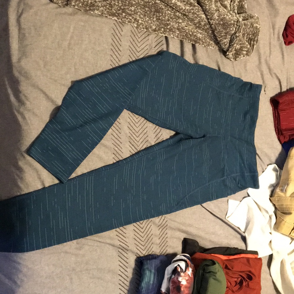 C9 blue leggings 7/8 length high waisted